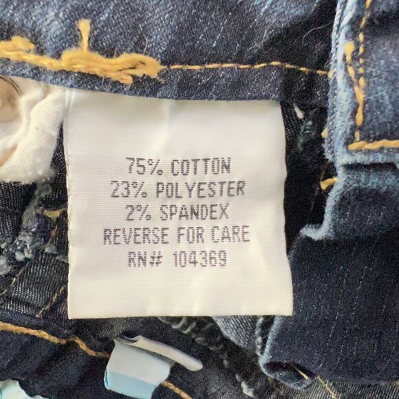 Anchor Blue Y2K Denim Mini Skirt Low Rise Size 7 - Picture 4 of 6